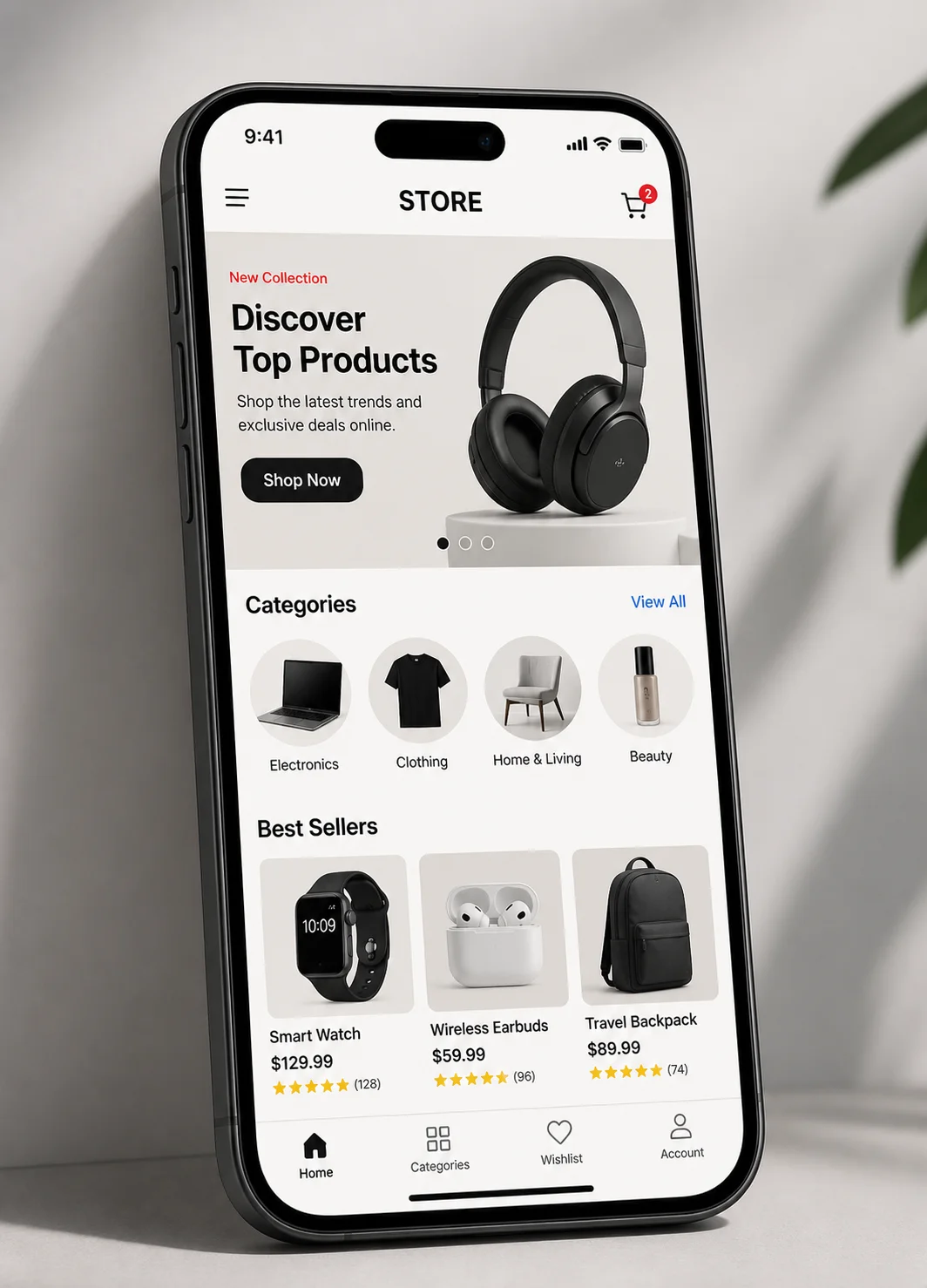Mobile Web Store — Full-featured mobile web store with authentication, product listings, cart functionality, and secure payment integration using PHP, MySQL, JavaScript, and PayPal.